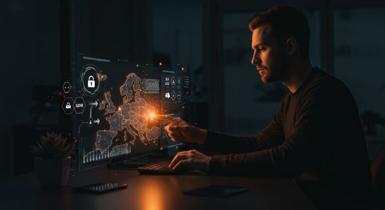 Infraestructura SaaS europea en 2026 con hosting, pagos y analítica 100% europeos y cumplimiento GDPR nativo para startups tecnológicas.