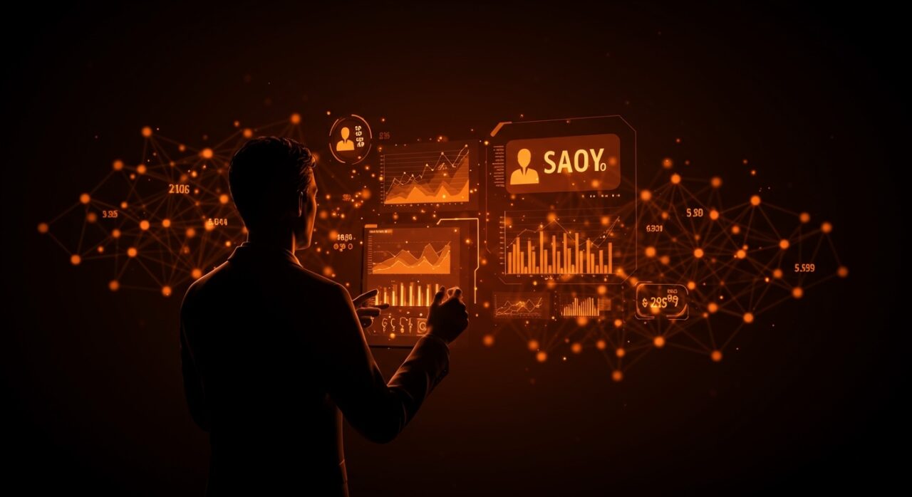 Salario de vigilancia con inteligencia artificial analizando datos salariales y negociación en recursos humanos.