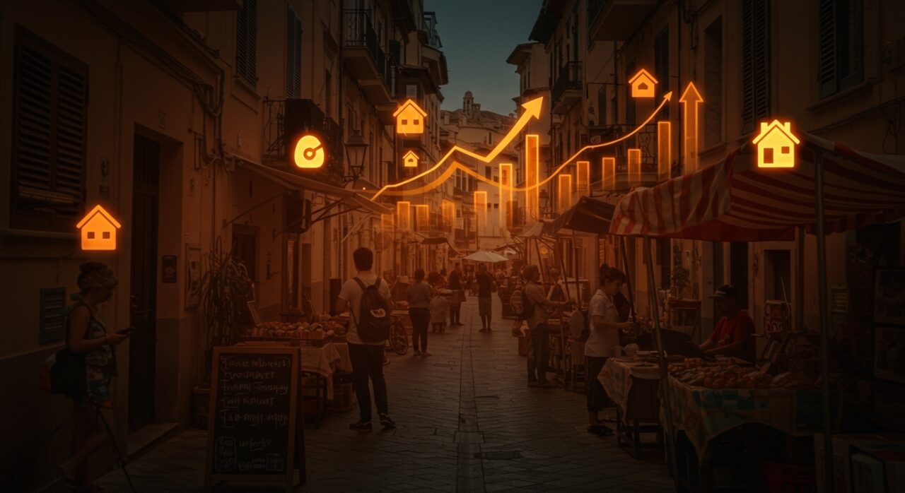 Transformación urbana en Santa Catalina Mallorca con turismo sueco y auge inmobiliario impulsando nuevas oportunidades para startups.