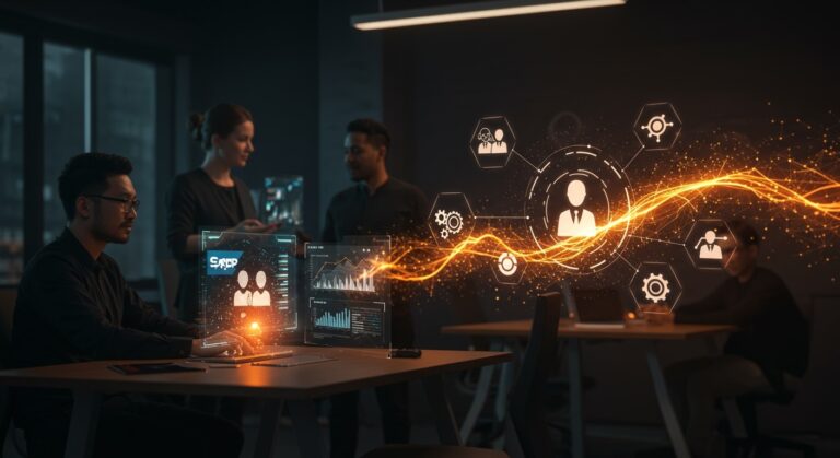 Startup con IA y SAP Joule automatizando procesos empresariales para pymes con agentes inteligentes autónomos.