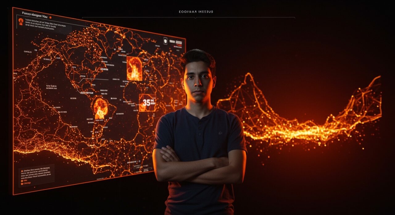 Franco Rodríguez Viau liderando Satellites on Fire con inteligencia artificial para detección temprana de incendios forestales en Latinoamérica.