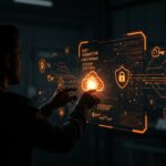 CTO analizando interfaces digitales de criptografía post-cuántica y seguridad cibernética avanzada para Cloudflare 2029.