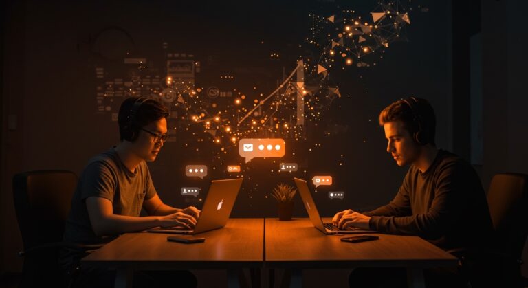 Dos estudiantes levantando capital para red social con IA en iMessage, mostrando lecciones clave para founders hispanos en 2026.