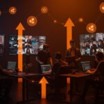 Fundadores de startup audiovisual colaborando para producir series verticales tras recibir 6 millones en ronda seed sin modelo de suscripción.