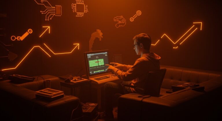 Simulador de gestión de videoclub nostálgico para millennials, tendencia en videojuegos indie en Steam.