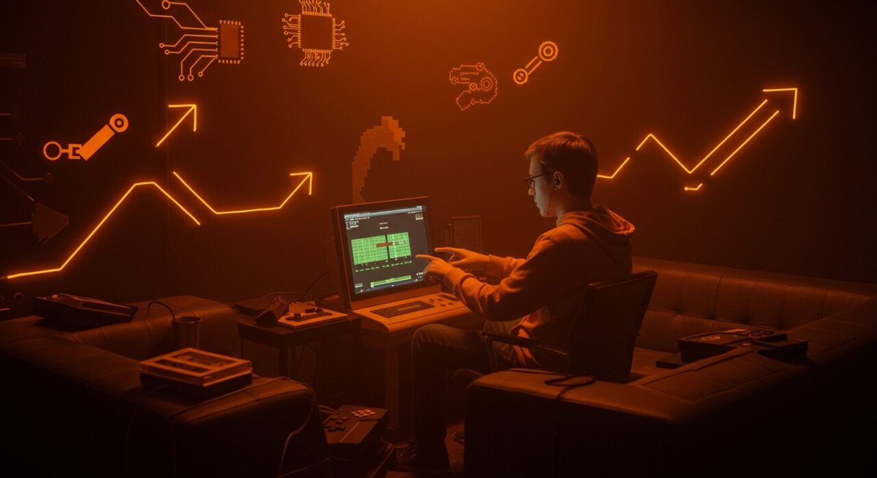 Simulador de gestión de videoclub nostálgico para millennials, tendencia en videojuegos indie en Steam.