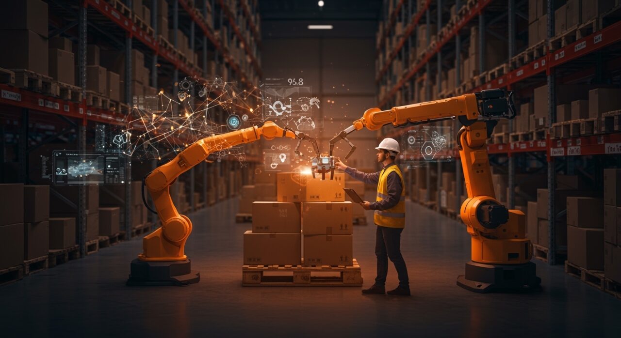 Sistemas híbridos de automatización y robótica en intralogística con robots autónomos e inteligencia artificial en LATAM.