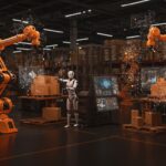 Robots humanoides y sistemas híbridos automatizados revolucionando la intralogística con inteligencia artificial en América Latina.
