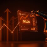 Brazo robótico industrial representando la consolidación de Skild AI tras el retiro de Zebra en automatización industrial.