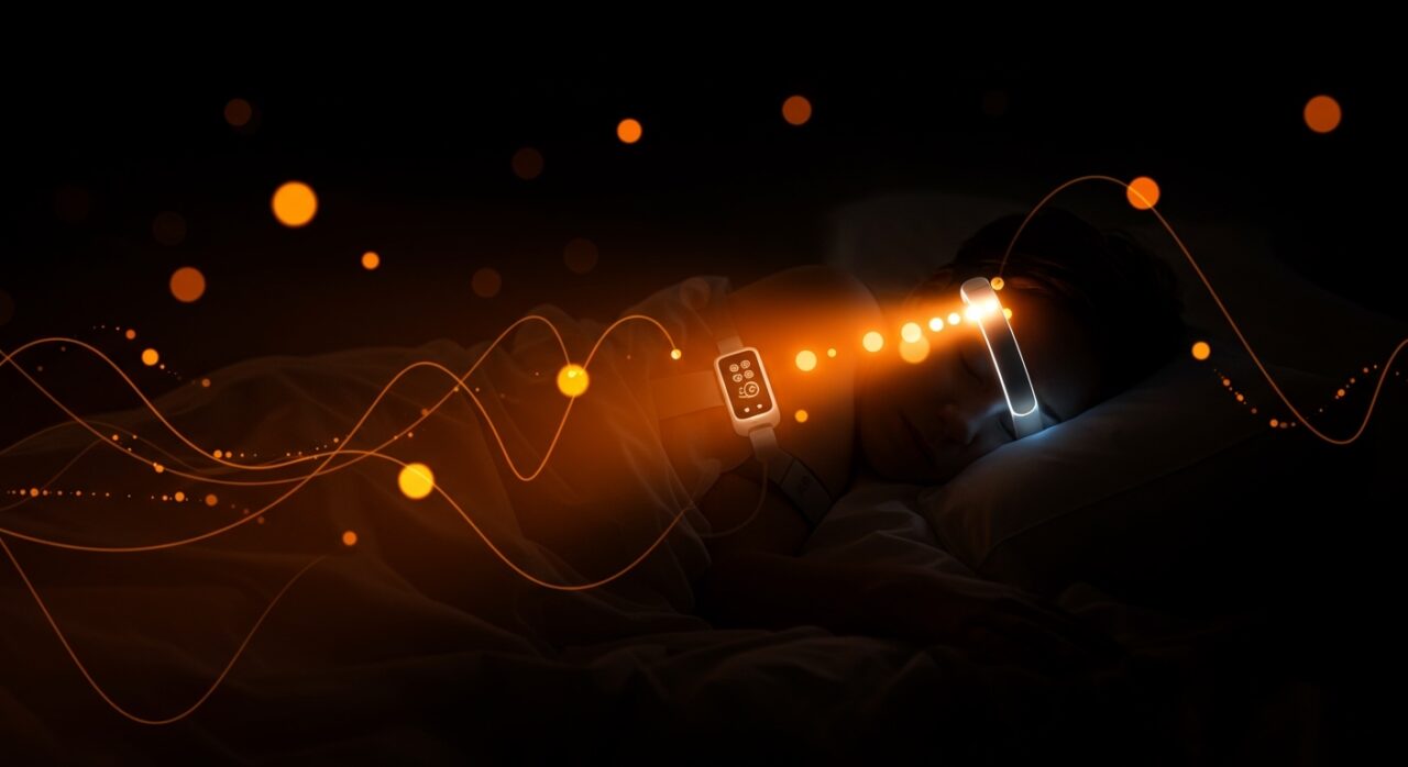 Tecnología para dormir con luz terapéutica y wearables integrados para mejorar la calidad del sueño en healthtech 2026.