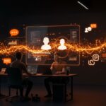 Publicidad conversacional IA en Snapchat para startups, mostrando integración de agentes conversacionales y automatización marketing.