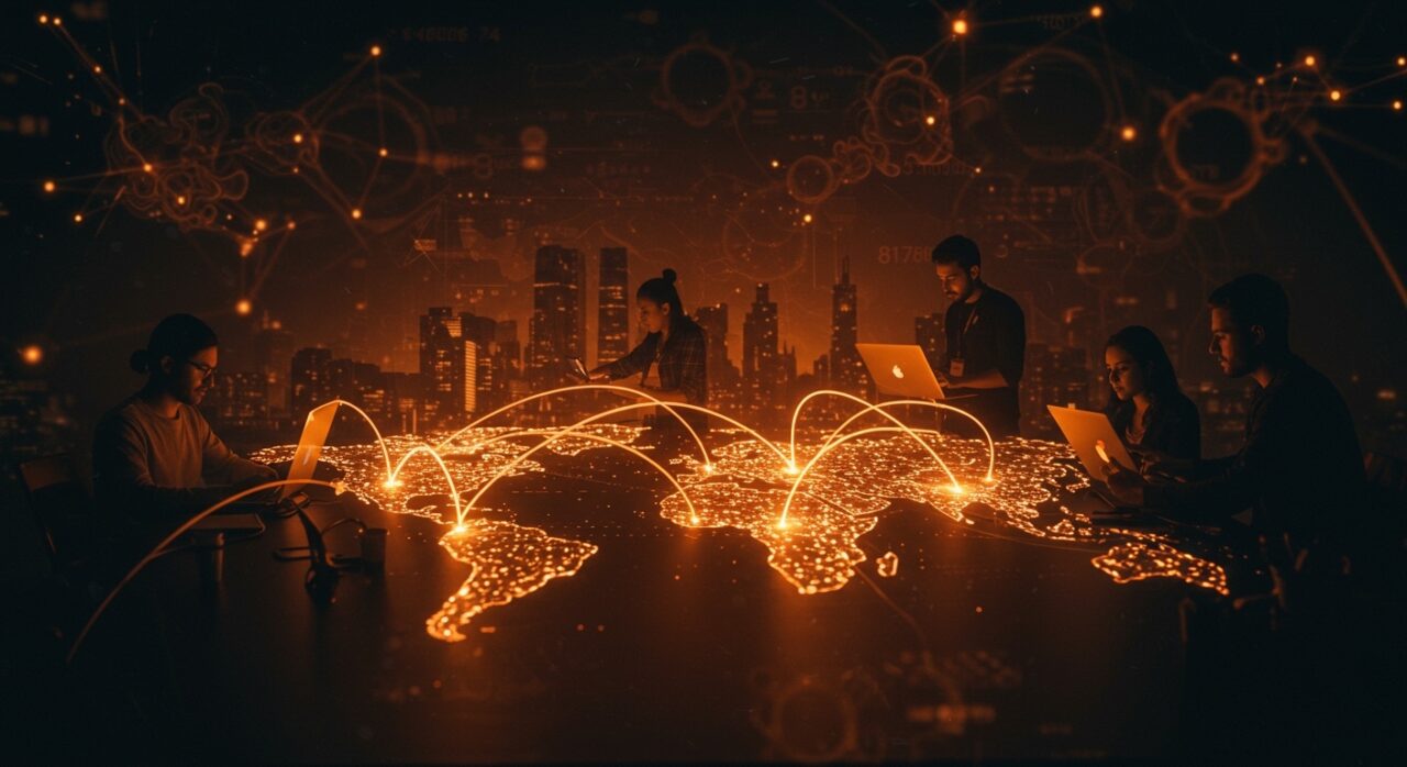 Equipo de founders tecnológicos expandiendo red de fibra óptica e inteligencia artificial de Colombia a México con inversión Serie B.