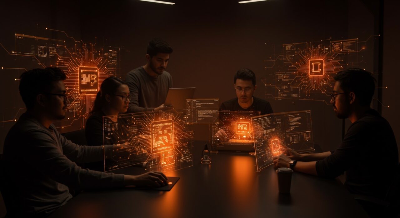 Founders hispanos usando emulador CHIP-8 y automatización en Spectre para desarrollo eficiente de software y startups en LATAM.