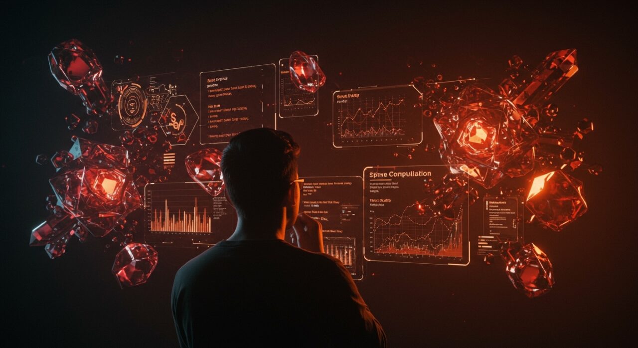 Desarrollador analizando compilación nativa en Ruby con Spinel y ZJIT, resaltando optimización y rendimiento para startups tecnológicas.