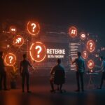 Fundadores tecnológicos colaborando en la adaptación de una plataforma tras feedback de la comunidad en Stack Overflow beta.