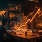 Emprendedores colaborando en Medellín en evento StartCo 2026 con inversiones de $18M y startups fintech, edtech y healthtech en LATAM.