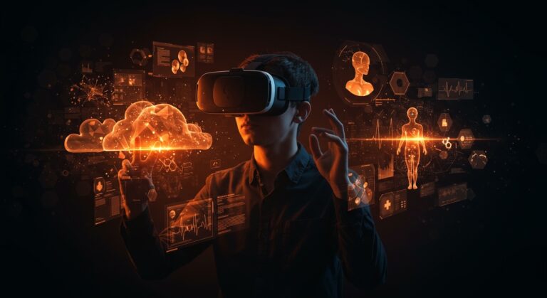 Startup de terapias digitales y realidad virtual innovando en salud para covid persistente con validación clínica y tecnología avanzada.