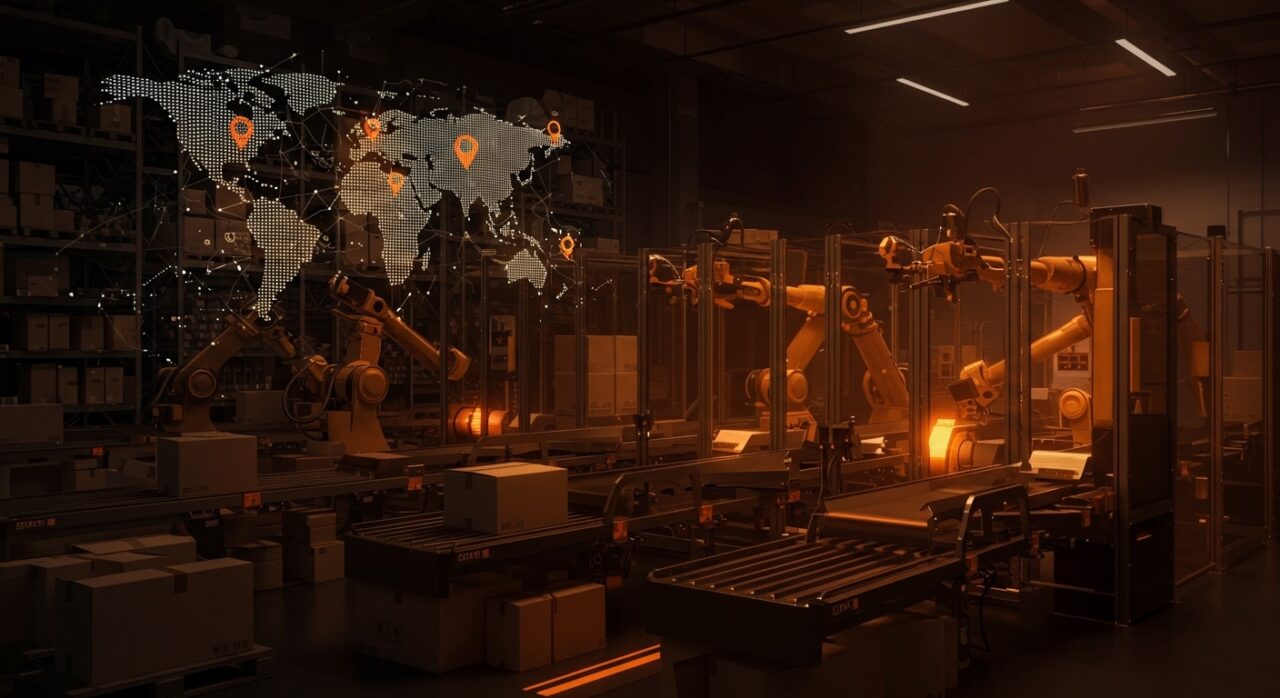 Automatización logística con robótica e inteligencia artificial en almacén de Louisiana representando inversión de Symbotic y AWG y oportunidades para startups tech en LATAM.