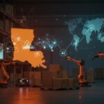 Automatización logística con robótica e inteligencia artificial en almacenes, integrado por Symbotic y AWG en Luisiana, impulsando startups tech en LATAM.