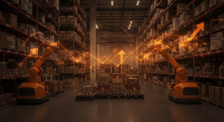 Automatización de almacenes con robótica e inteligencia artificial de Symbotic y AWG en Luisiana, impulsando la innovación en startups de supply chain en LATAM.