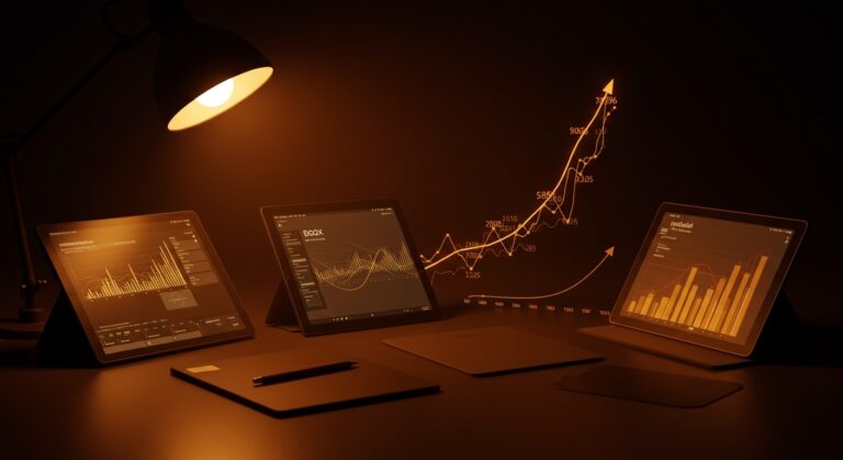 Tablets e-ink reMarkable, Boox y Supernote mostrando tinta electrónica en ambiente de startup, destacando reducción de fatiga visual y productividad.