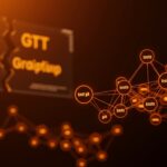 Visualización de red git federada descentralizada con nodos interconectados representando la federación git contra el monopolio de GitHub en ecosistema startup.