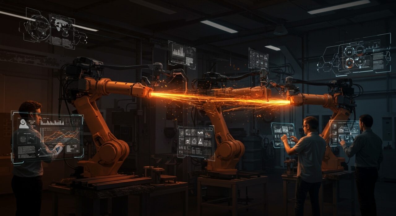 Evento Tech-Automate Solutions Day 2026 en Vigo mostrando automatización industrial, robótica colaborativa e inteligencia artificial industrial.