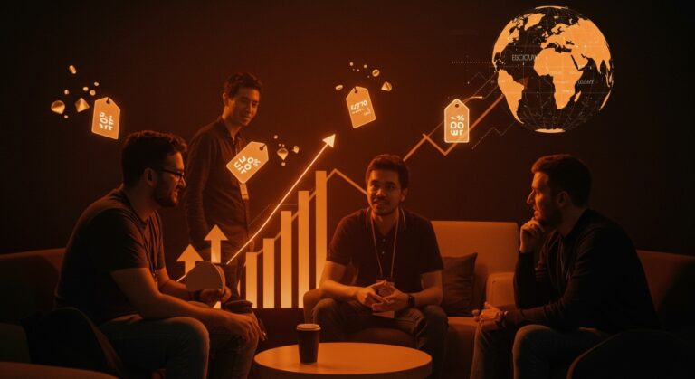 Fundadores de startups en TechCrunch Disrupt 2026 aprovechando descuentos y oportunidades de networking en un evento tecnológico global.