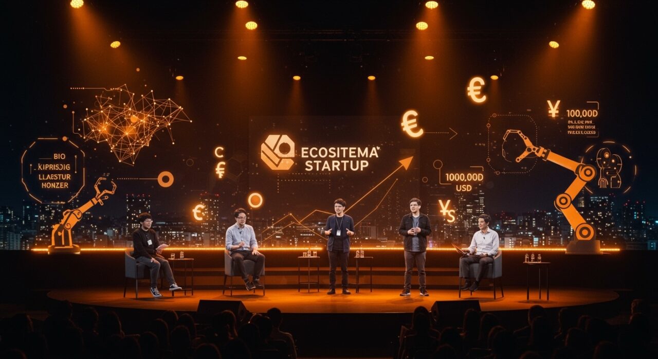 Startup Battlefield 2026 en Tokio con emprendedores presentando proyectos de IA y robótica en concurso global con premio de 100 mil dólares.