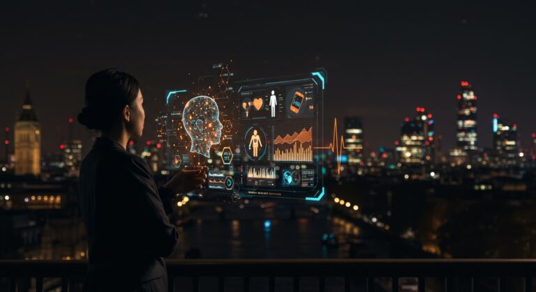 AI Strategist en Londres trabajando con datos de salud wearable y estrategias de IA aplicada en health tech para Terra API.