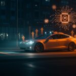 Tesla Full Self-Driving aprobado en Europa mostrando tecnología de conducción autónoma supervisada y oportunidades para startups de movilidad inteligente.