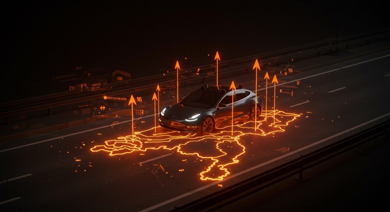 Tesla FSD Supervised aprobado en Países Bajos, simbolizando la innovación y regulación en movilidad autónoma en Europa para startups tech.