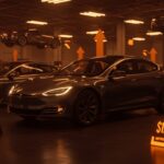 Inventario récord de autos eléctricos Tesla sin vender en 2026, ilustrando tendencias y discontinuación de modelos clave en la industria de movilidad.