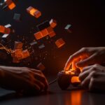 Jugador competitivo de Tetris utilizando técnicas innovadoras de rolling y hypertapping en la escena mundial de esports y tecnología emergente.