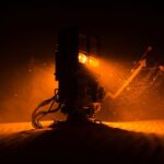 Sensor del sistema antimisiles THAAD en el desierto sirio resaltando riesgos tecnológicos y estratégicos para EEUU.