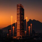 Torre Rise Monterrey, el rascacielos más alto de América Latina en 2026, representando urbanismo vertical e inversión inmobiliaria en México.