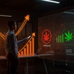 Fundador de startup observando reclasificación de cannabis de Schedule I a III representando nuevas oportunidades fiscales y regulatorias en Estados Unidos.
