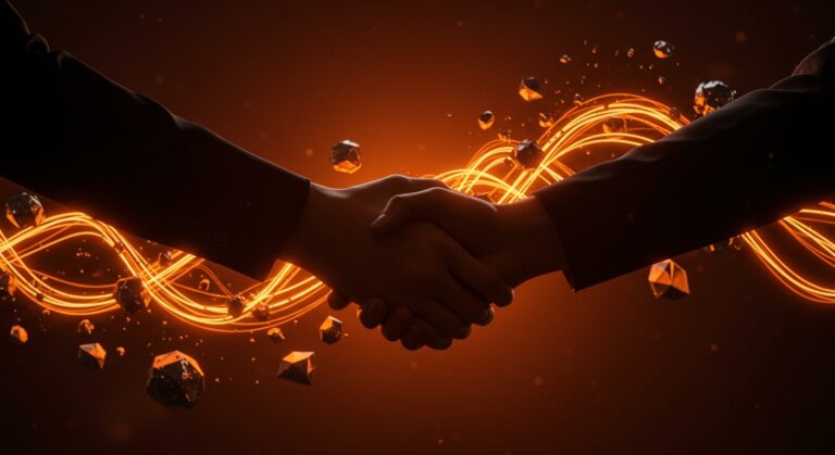 UA Rare Earth adquiere Serra Verde en una imagen conceptual que representa la adquisición y el impacto en startups de hardware y deep tech.