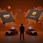 Uber utiliza chips de inteligencia artificial de Amazon AWS para impulsar su tecnología de ride-sharing, destacando avances en hardware IA y tendencias tecnológicas 2026.