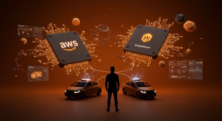 Uber utiliza chips de inteligencia artificial de Amazon AWS para impulsar su tecnología de ride-sharing, destacando avances en hardware IA y tendencias tecnológicas 2026.