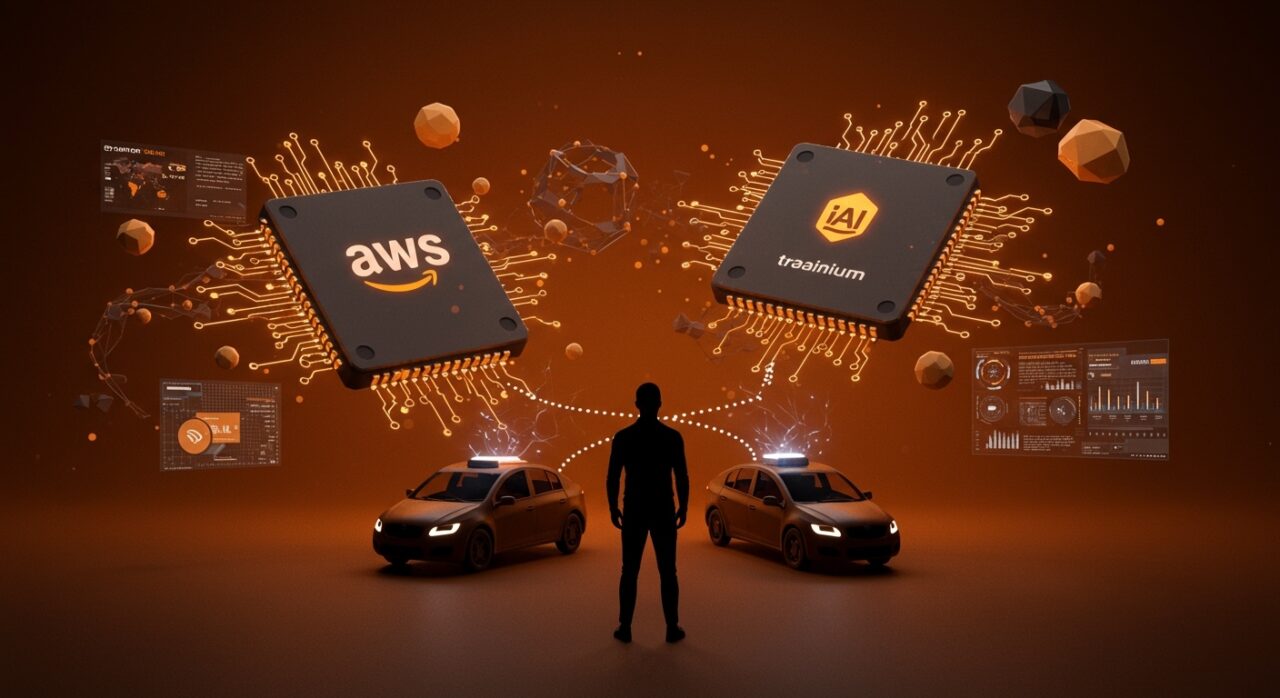 Uber utiliza chips de inteligencia artificial de Amazon AWS para impulsar su tecnología de ride-sharing, destacando avances en hardware IA y tendencias tecnológicas 2026.