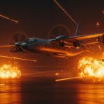 Avión Antonov An-28 adaptado derribando drones, representando innovación low-cost en defensa aérea en Ucrania.