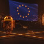 Ilustración conceptual de la regulación UE obligando a Google a abrir Android a IA competidora como ChatGPT, destacando oportunidades para startups de inteligencia artificial móvil.