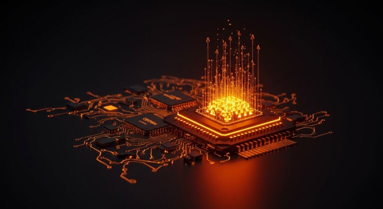 Chip manycore UpDown acelerando procesamiento de grafos con arquitectura escalable para IA y HPC en startups.