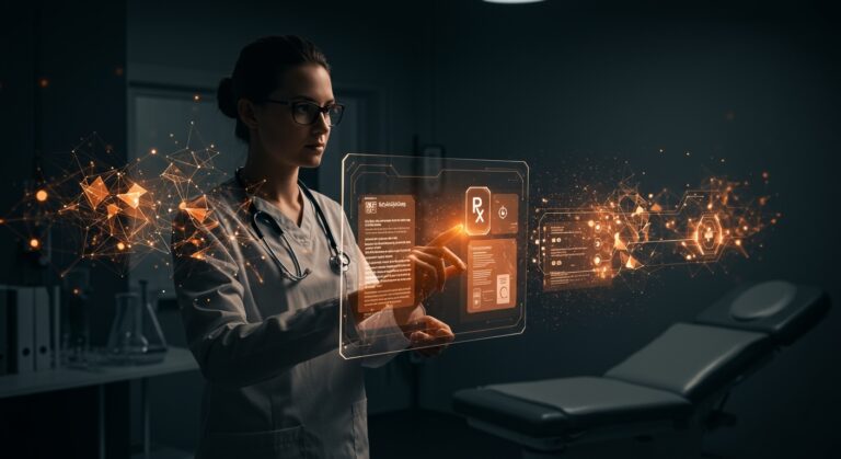 Inteligencia artificial aplicada en prescripción médica digital en Utah con innovación tecnológica y regulación de salud digital.