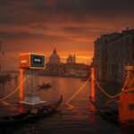 Sistema MOSE en Venecia representando la inversión millonaria y la búsqueda de un plan B frente al cambio climático e inundaciones.