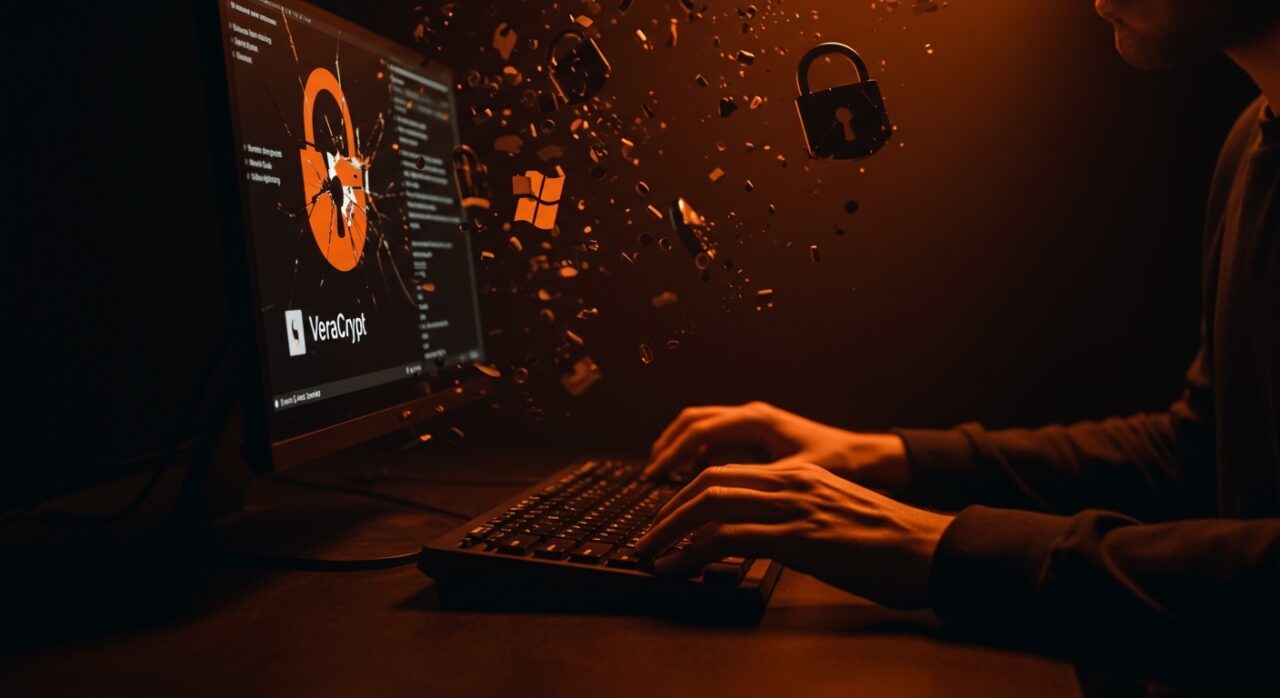Crisis de VeraCrypt tras cancelación de cuenta de firma de Microsoft afectando la seguridad informática en Windows.