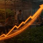 Startups AgTech en LATAM participando en aceleradora VerdeXcelerate con mentoría y acceso a financiamiento agrícola.