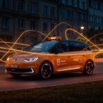 Robotaxi de Verne operando comercialmente en Zagreb, demostrando innovación en movilidad autónoma y tecnología de vehículos en Europa.