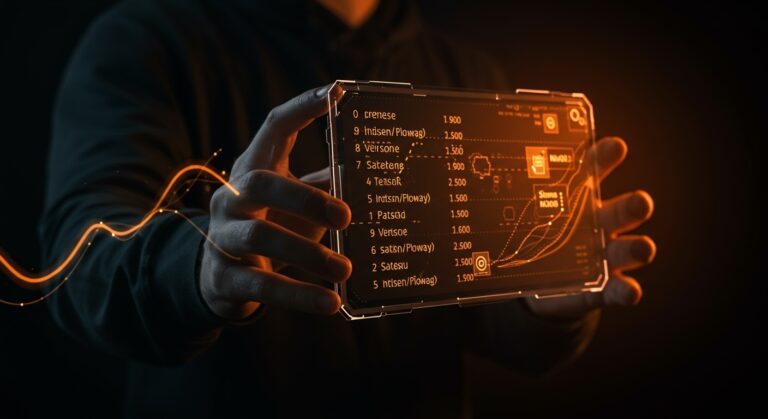 Interfaz digital mostrando versionado de software para mejorar la escalabilidad y robustez en aplicaciones SaaS.